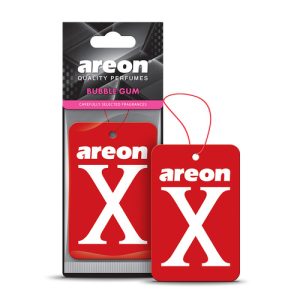 עץ ריח AREON X - בניחוח Bubble Gum מכיל 5 יח'