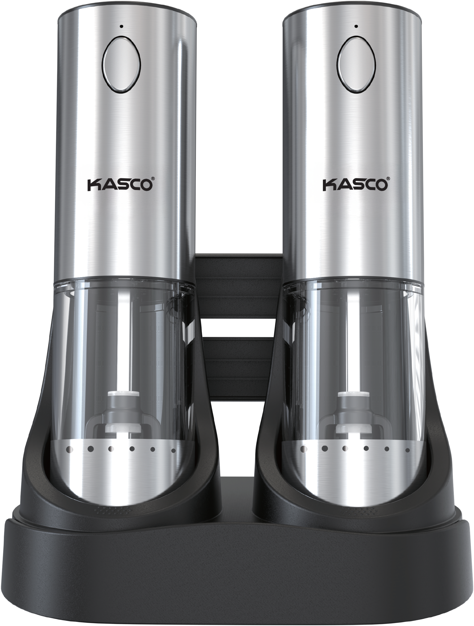 זוג מטחנות מלח ופלפל נטענות
