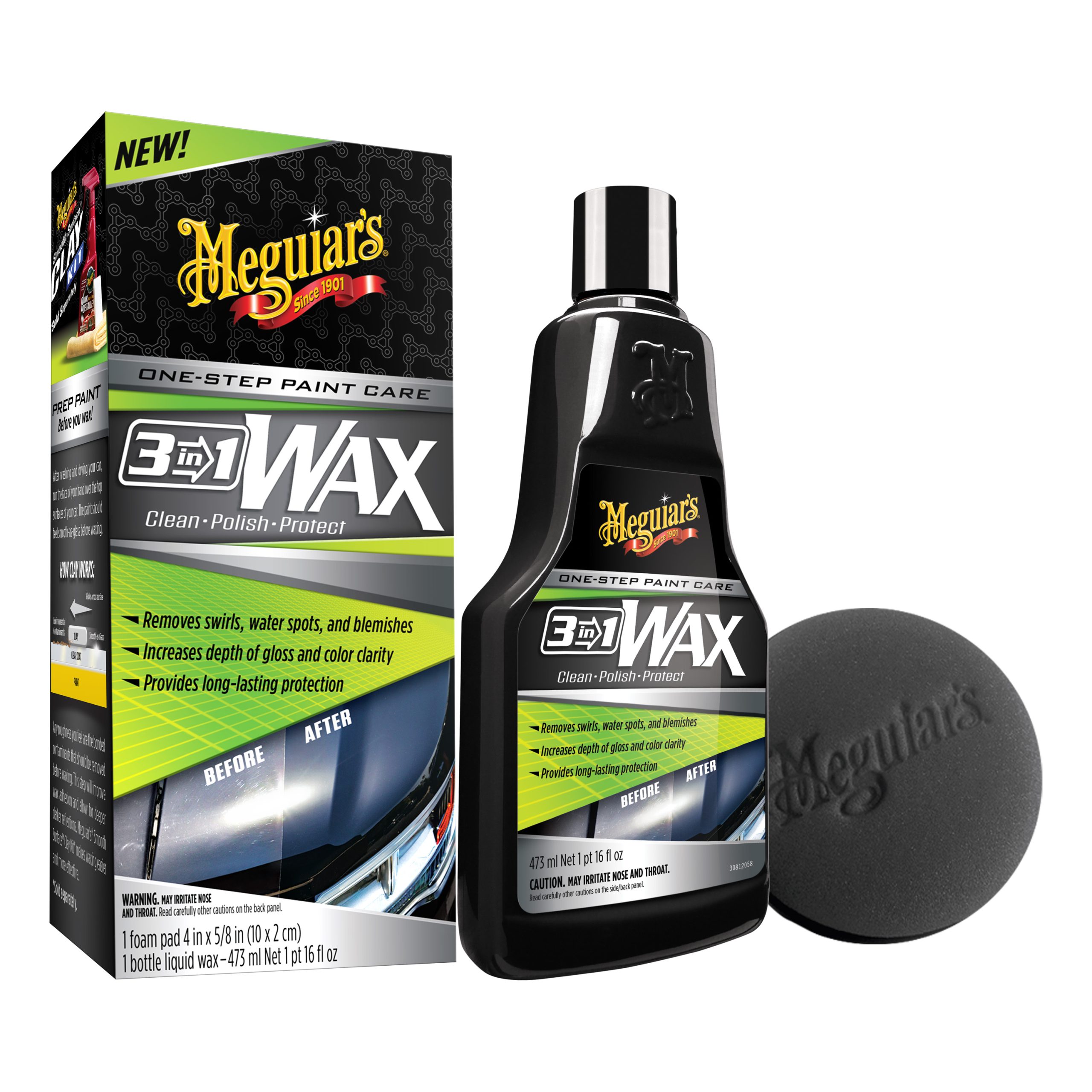 ווקס 3 ב-1 ניקוי+פוליש+ווקס 3-IN-1 WAX